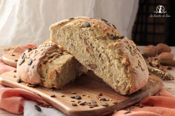 pane fatto in casa con le noci