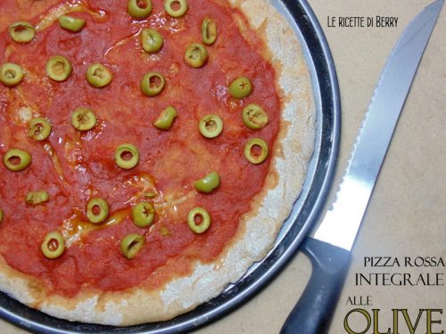 Pizza Integrale alle Olive