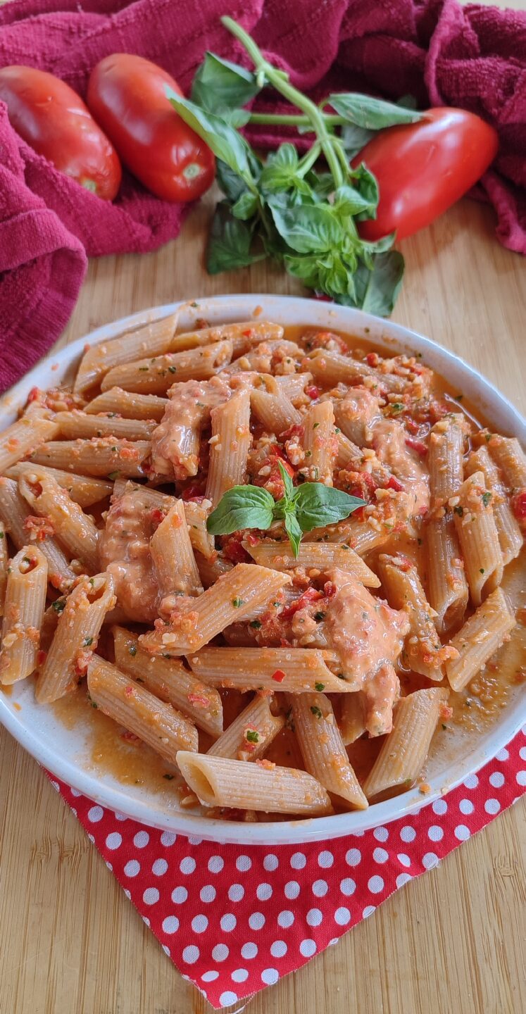 PASTA CON PESTO ALLA TRAPANESE - Le ricette di fragolina