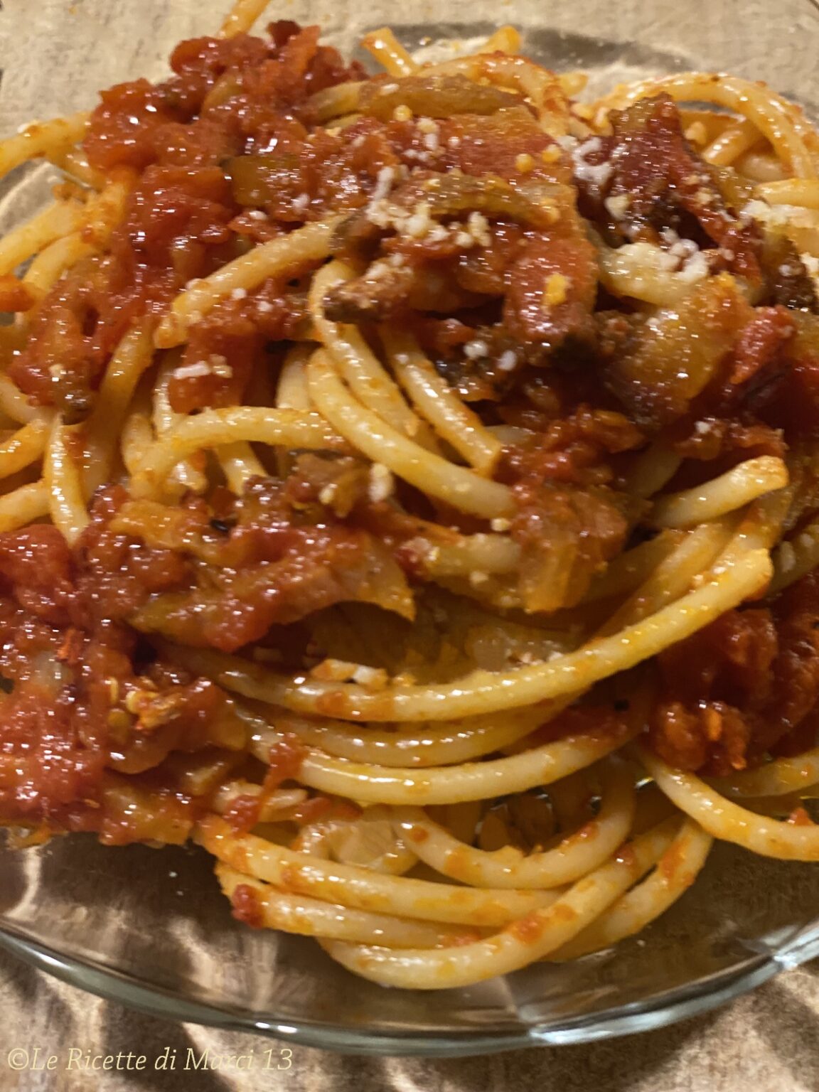 Bucatini alla amatriciana ricetta originale passo passo. Le Ricette di Marci 13