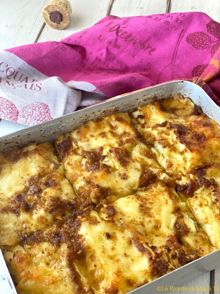 Lasagna napoletana bianca con ragù bianco
