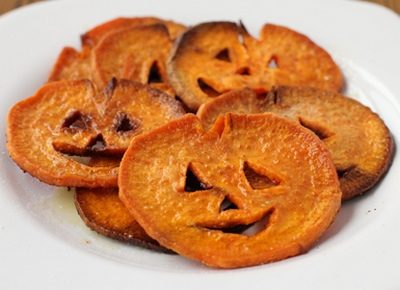 Halloween: Faccine di zucca al forno