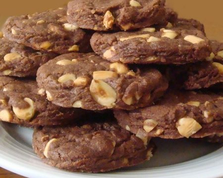 Biscotti morbidi cacao e nocciole