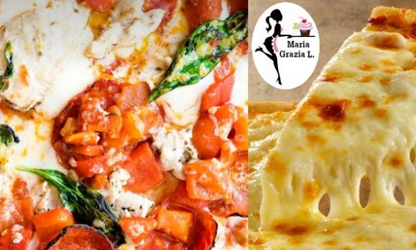 Pizza doppio gusto pomodoro e formaggio