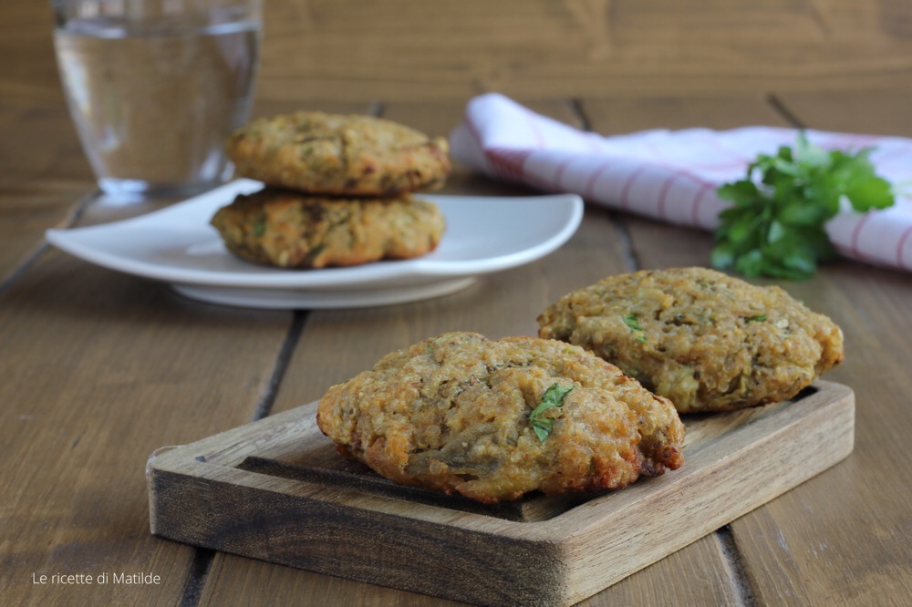 burger di melanzane e quinoa