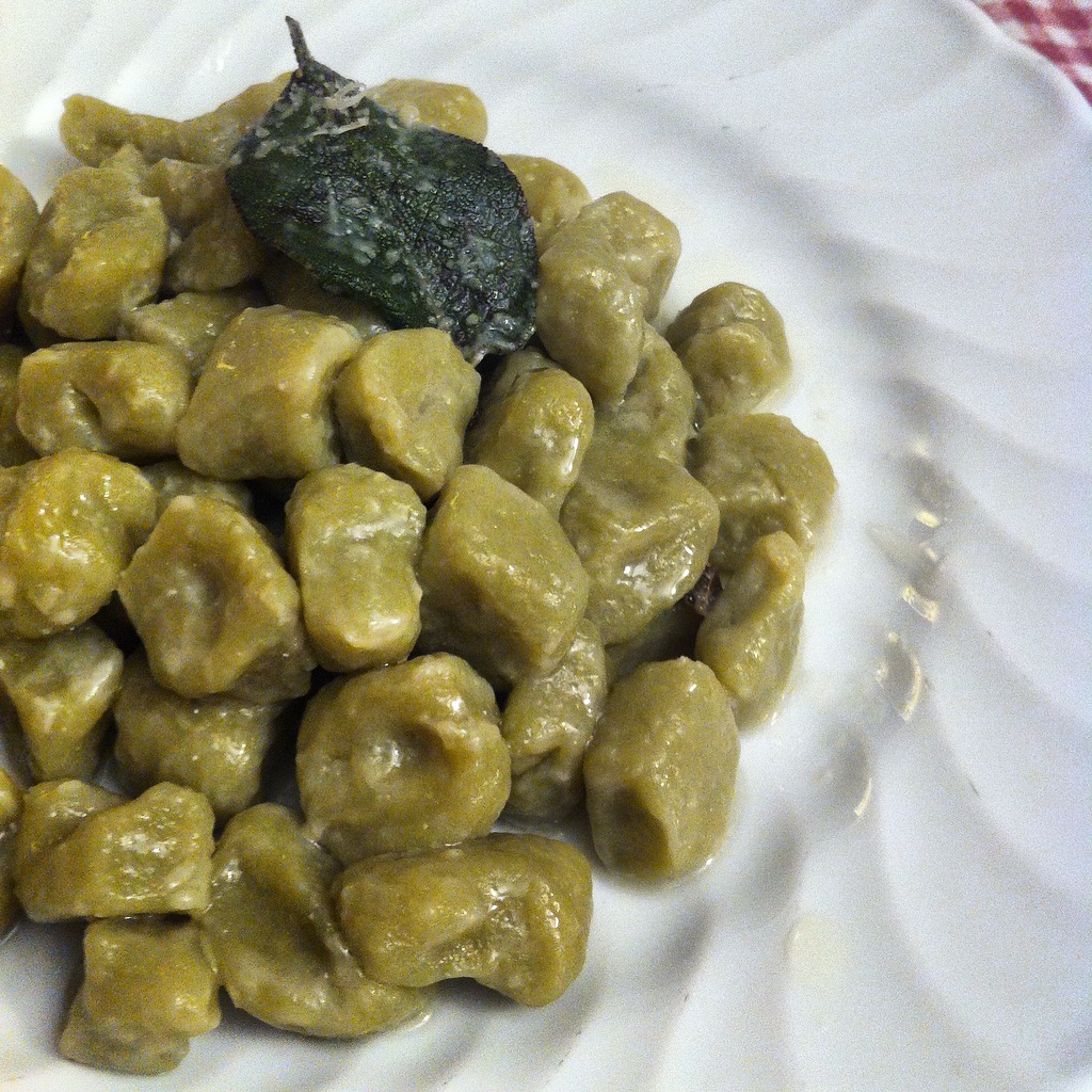 Gnocchi al tè verde Matcha