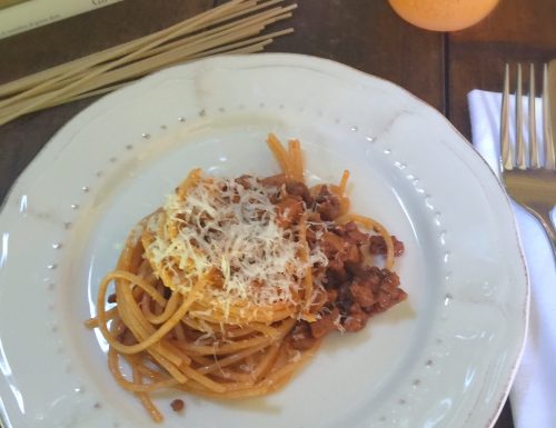 Spaghetti al ragù calabrese