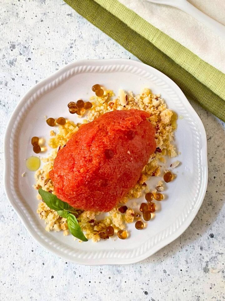 gelato al pomodoro