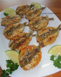 Alici a beccafico al forno