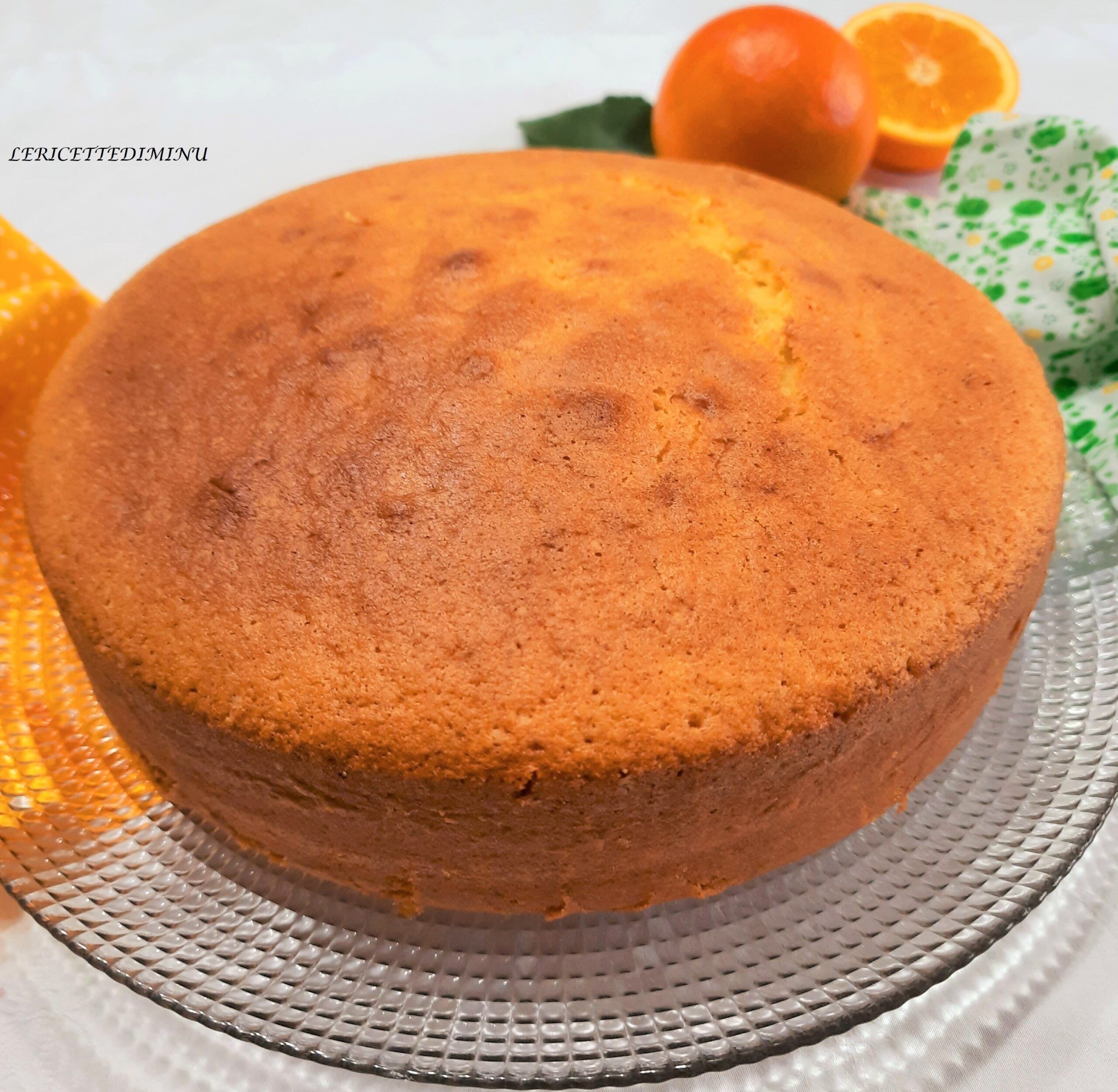 Ricetta torta all'arancia soffice e senza burro
