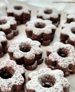 Biscotti canestrelli al cioccolato