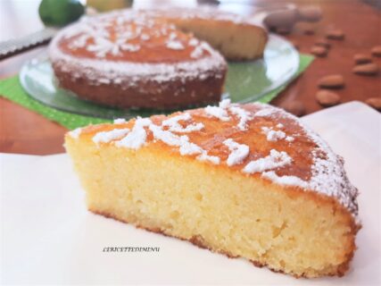 torta caprese cioccolato bianco e limone