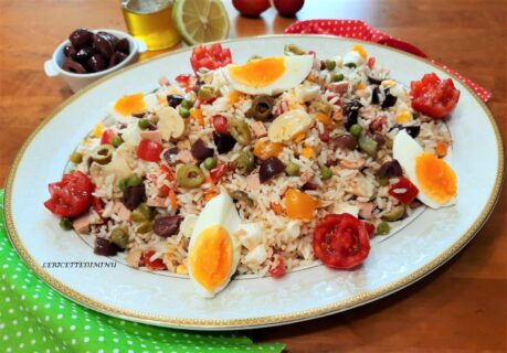 Insalata di riso classica senza maionese