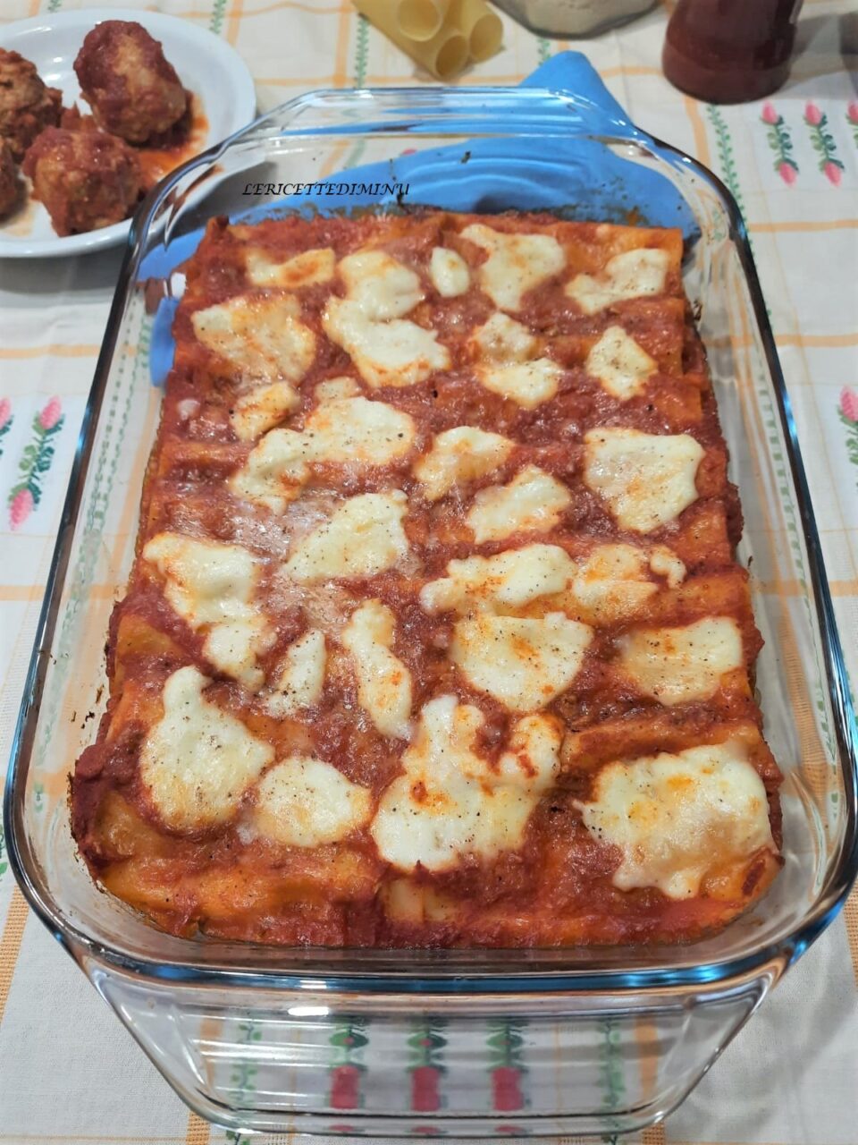 Cannelloni alla siciliana con polpette