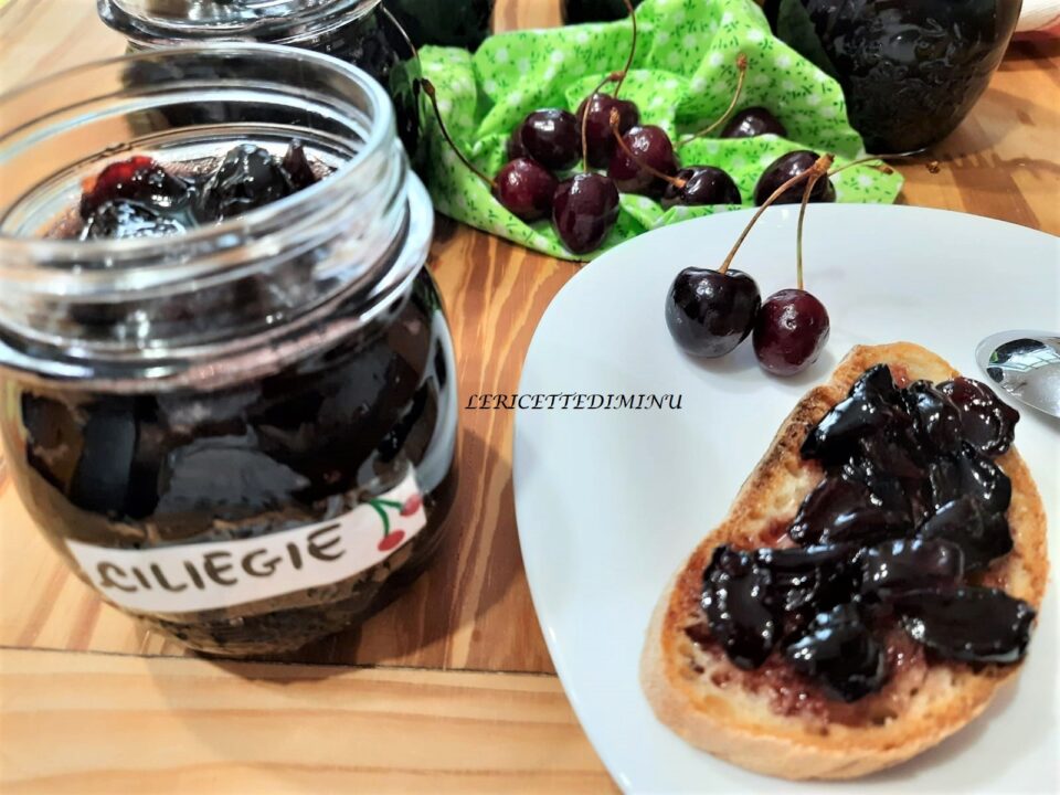 Ricetta marmellata di ciliegie con metà zucchero