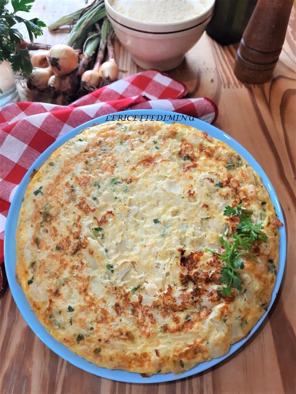 Ricetta frittata di cipolle fresche light
