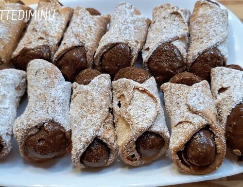 Crema al cioccolato per cannoli