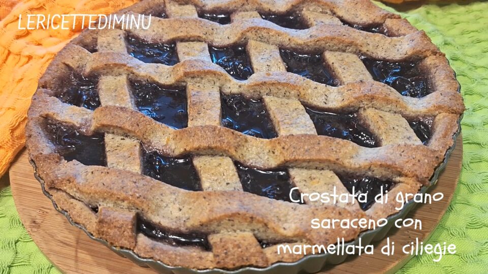 Crostata di grano saraceno e marrmellata