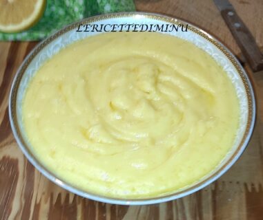 Crema diplomatica al limone