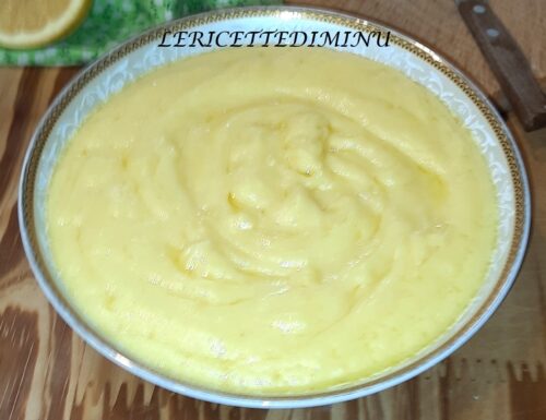 Crema diplomatica al limone