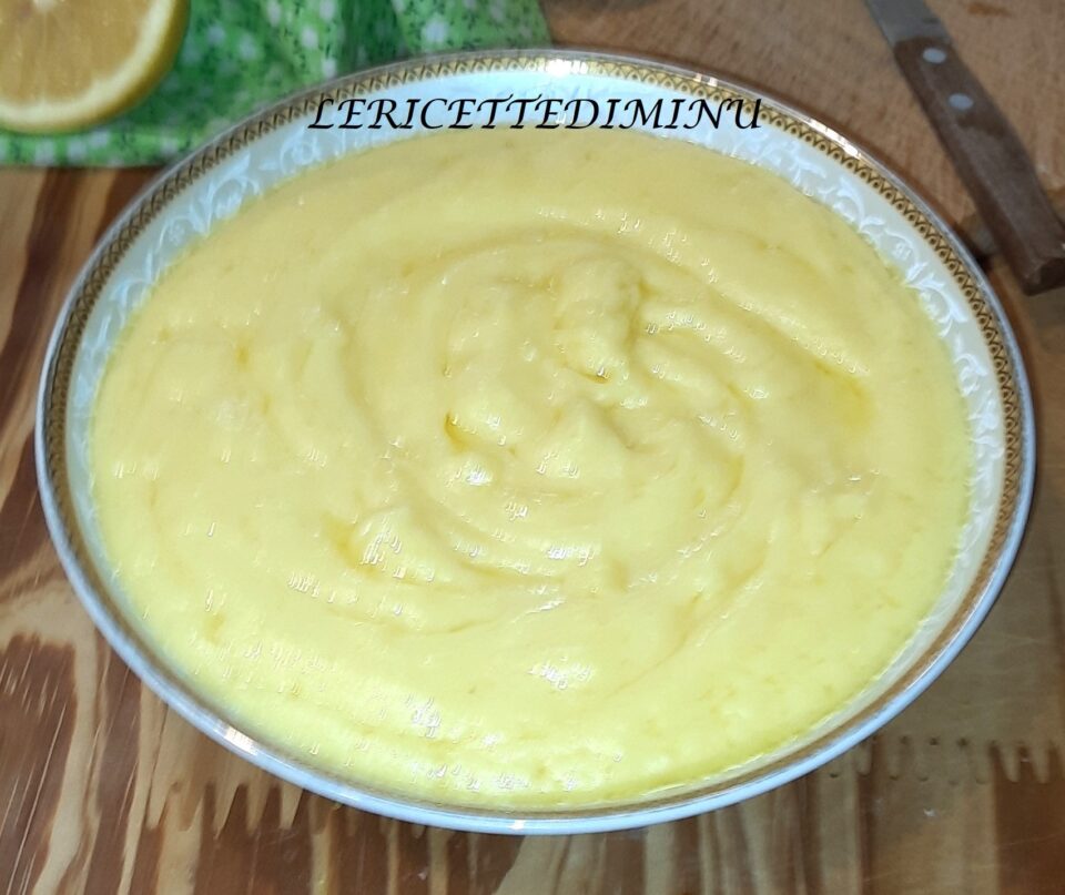 Crema diplomatica al limone