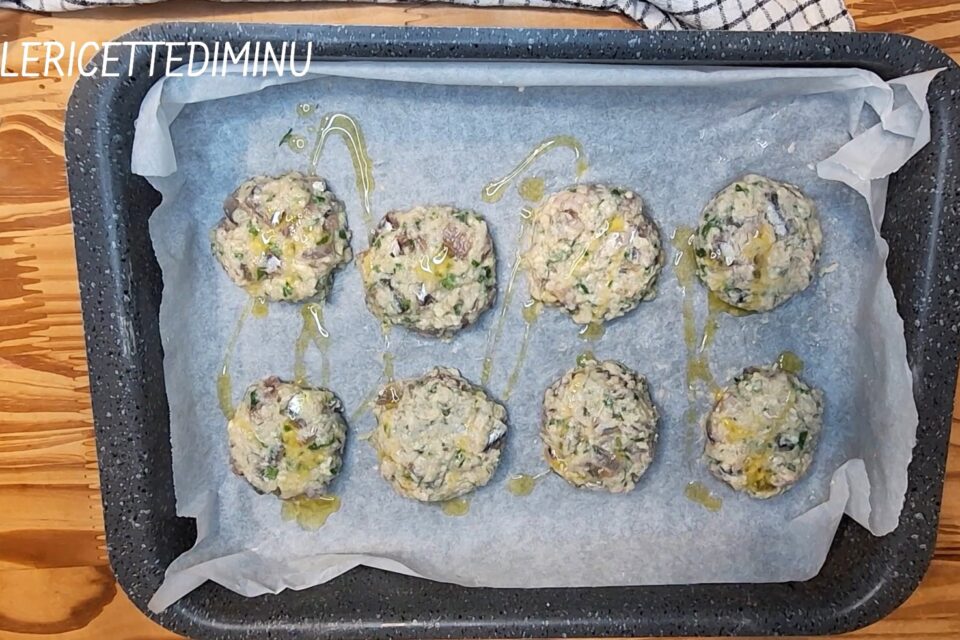 Polpette di alici al forno