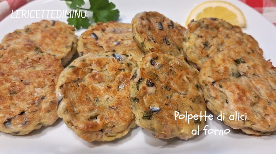 Polpette di alici al forno