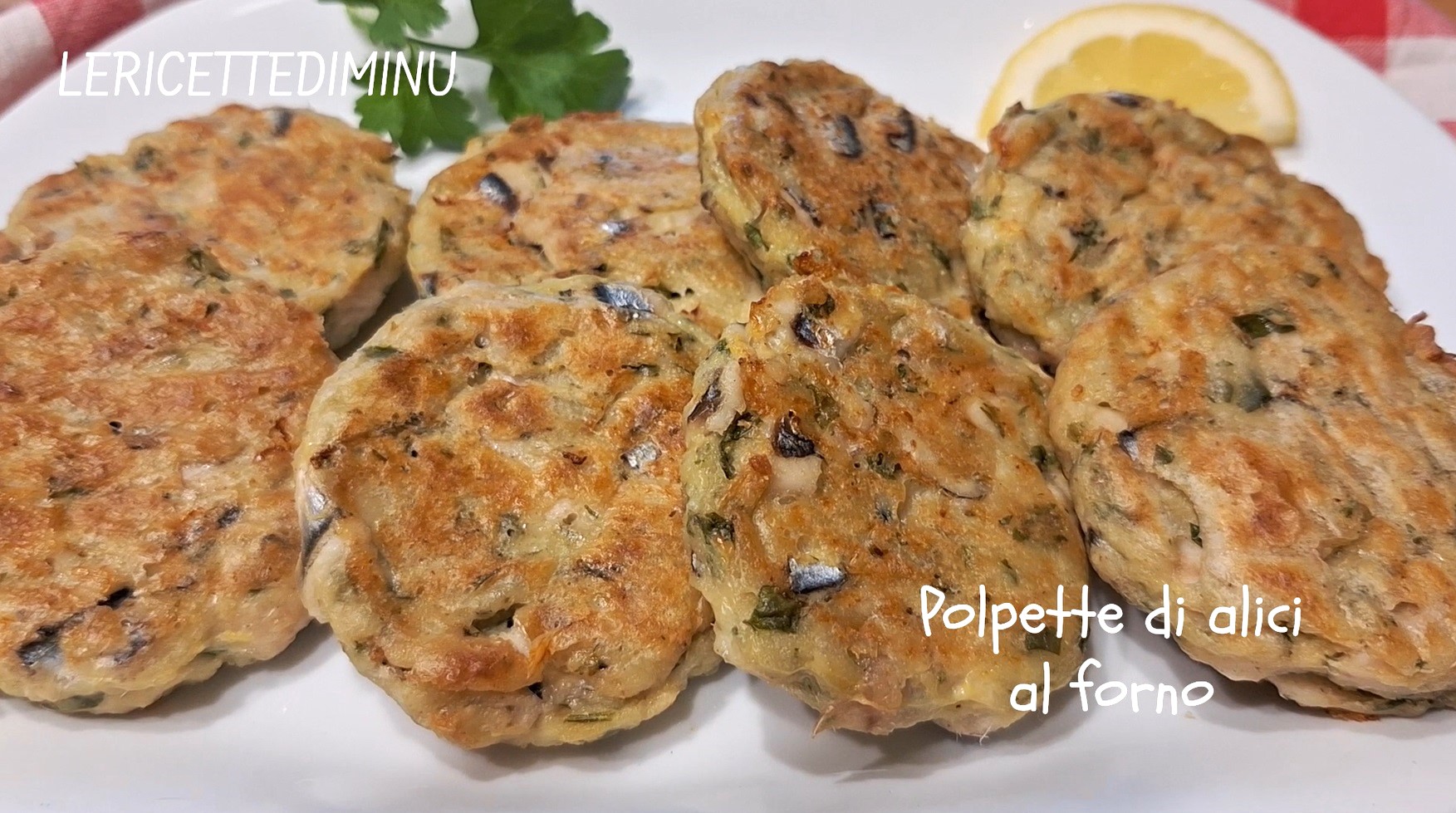 Polpette di alici al forno