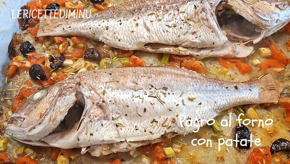 Pagro o pauro al forno con patate