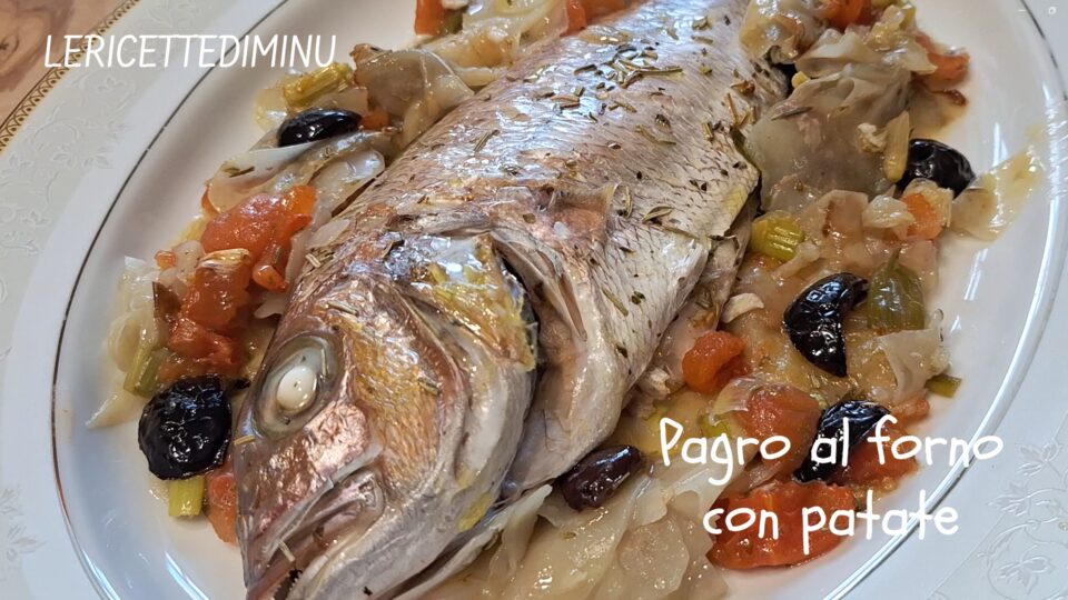 Pagro o pauro al forno con patate