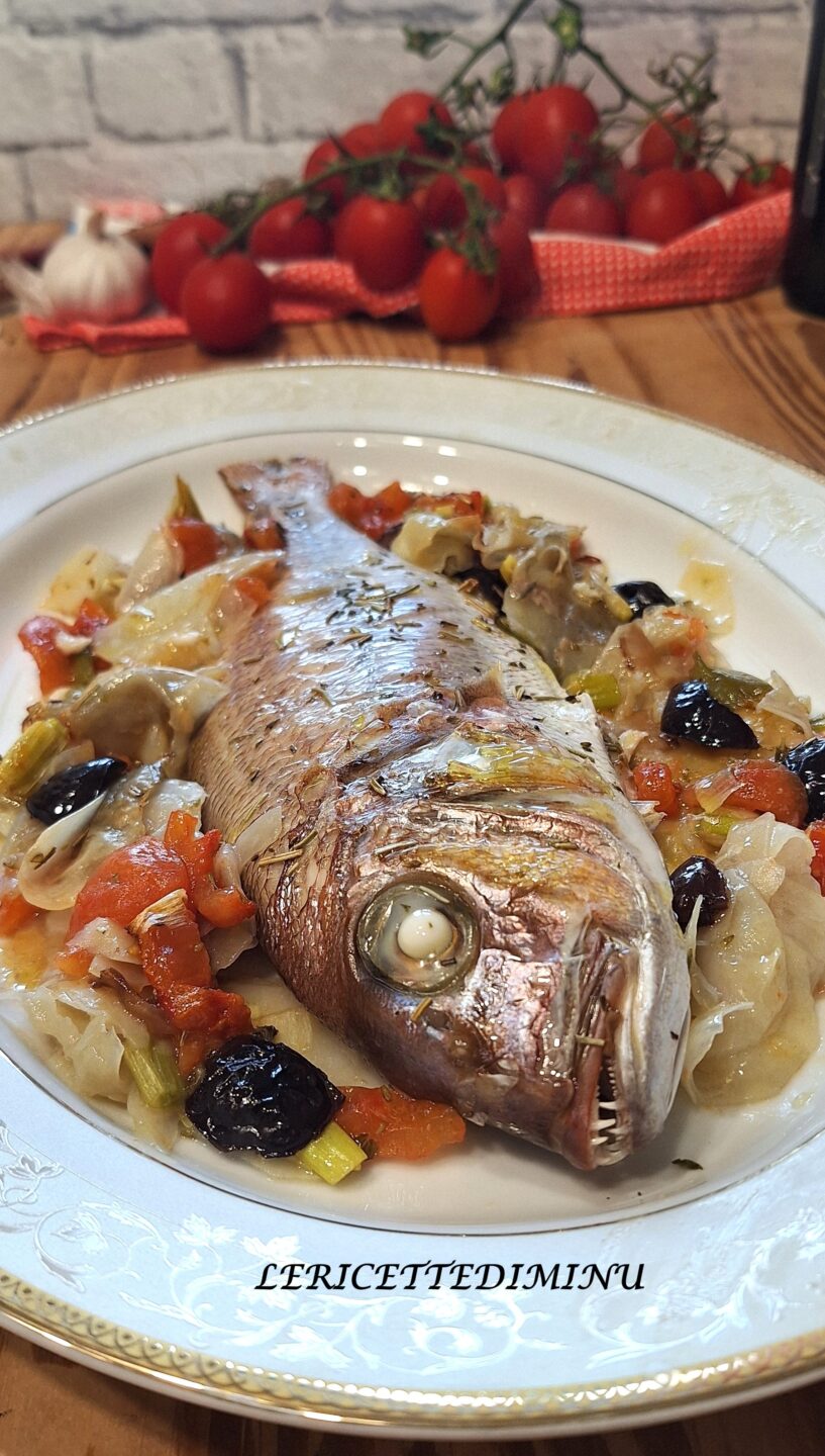 Pagro o pauro al forno con patate
