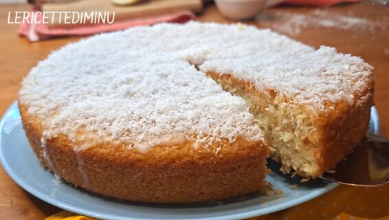 Torta al cocco e limone