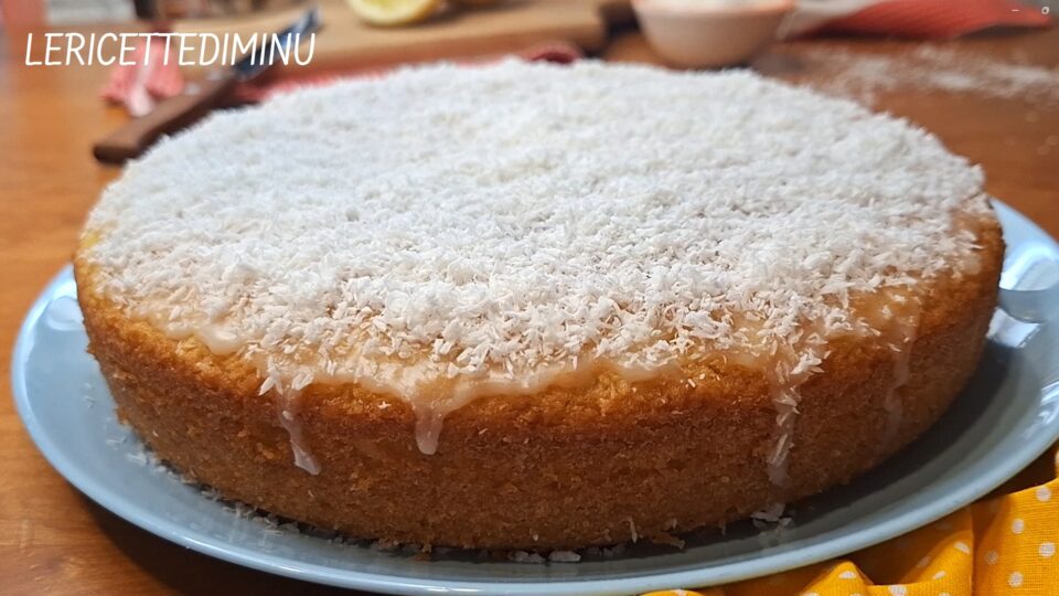 Torta al cocco e limone