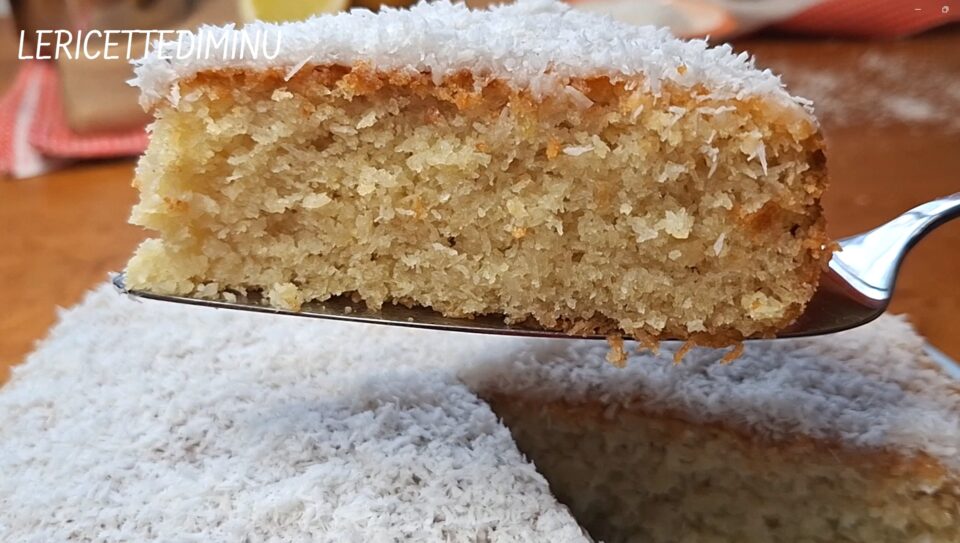 Torta al cocco e limone