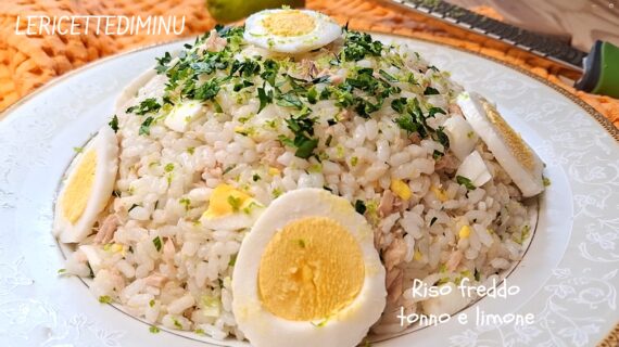Riso freddo al limone e tonno