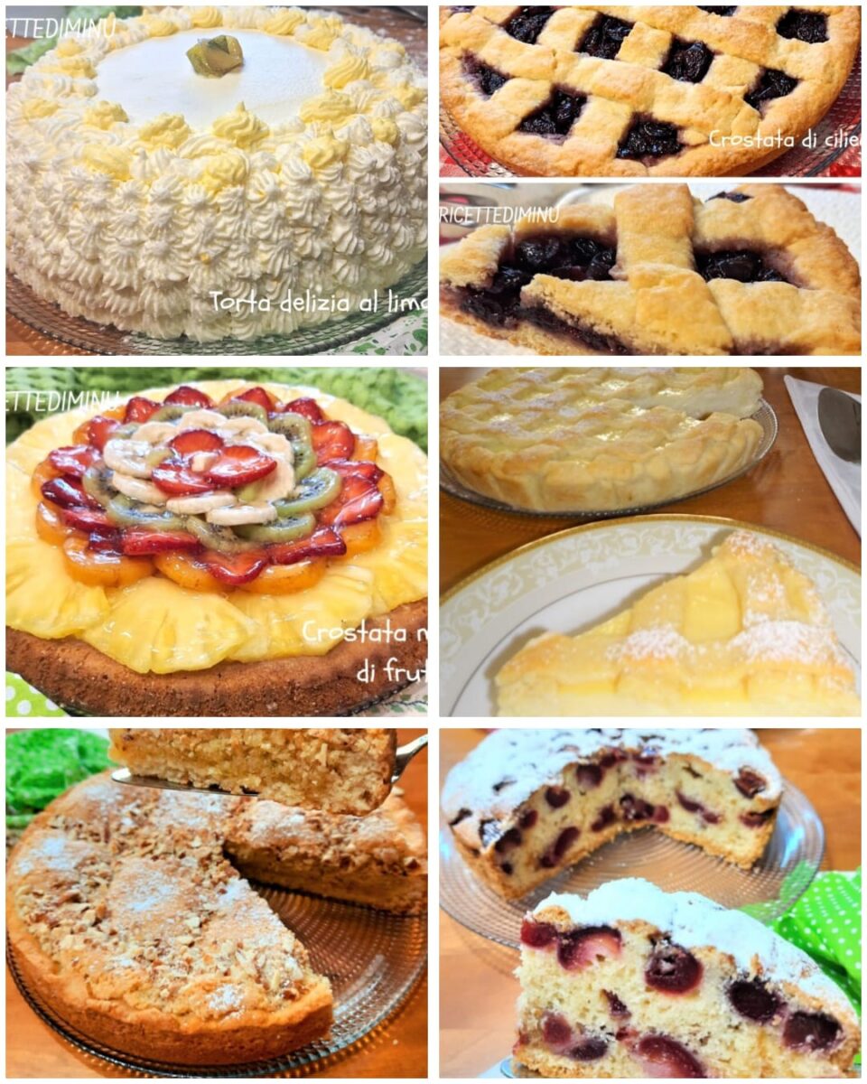 Torte e crostate per l'estate