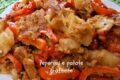 Peperoni e patate gratinate