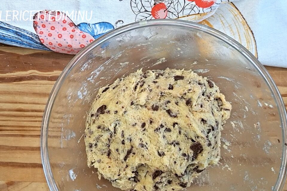 Cookies con gocce di cioccolato