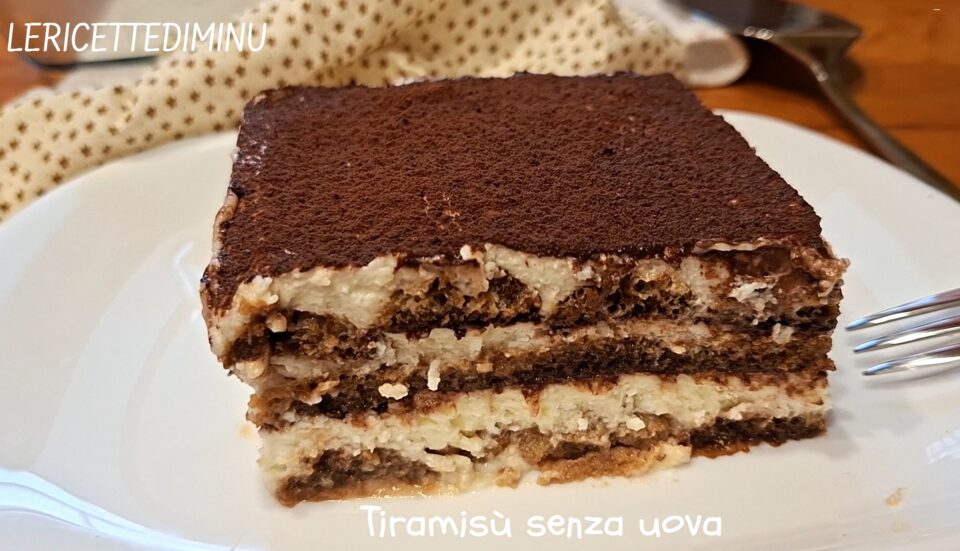 Tiramisù senza uova