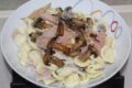 Orecchiette funghi, prosciutto e philadelphia