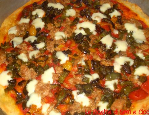 Pizza con Tonno e Peperoni