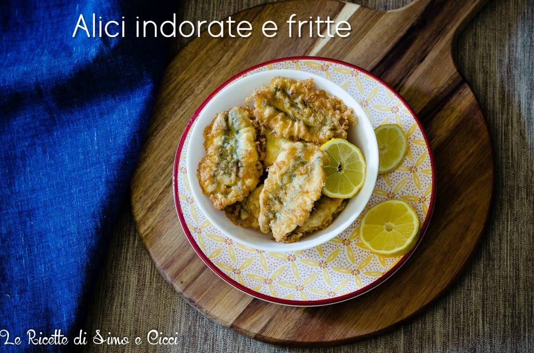 Alici indorate e fritte