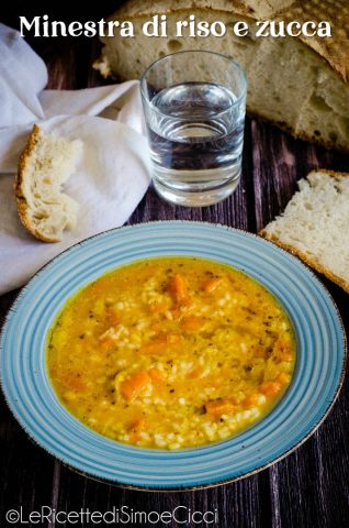 Minestra di riso e zucca
