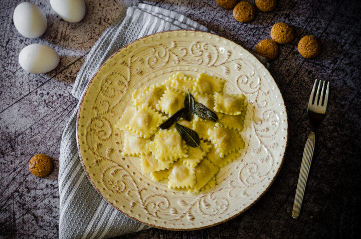 Tortelli di zucca e amaretti