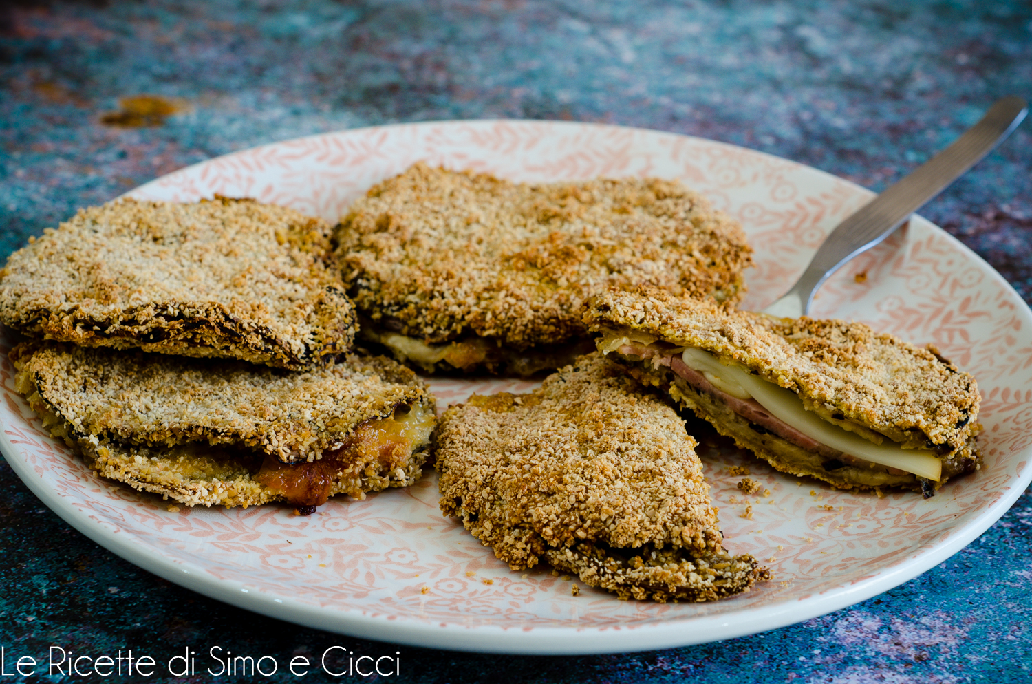 Cotolette di melanzane ripiene al forno - Le Ricette di Simo e Cicci