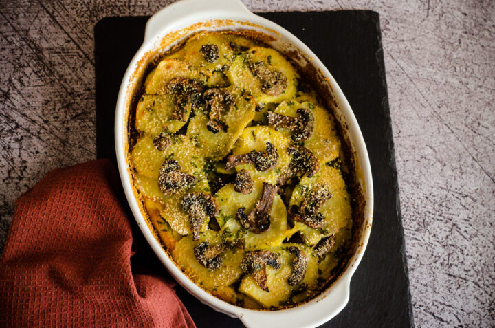 Sformato di patate e funghi