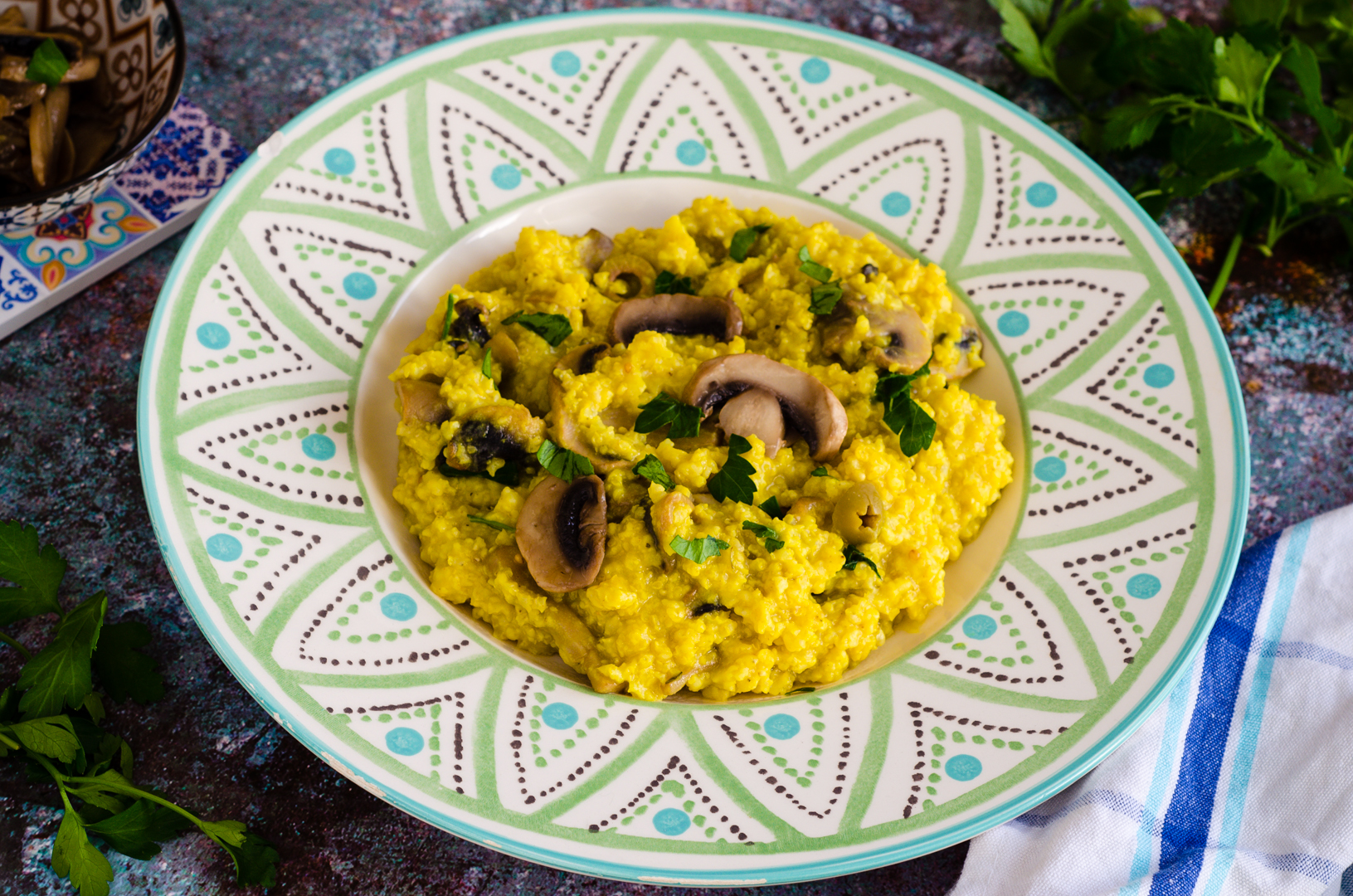 Miglio alla curcuma e mazzancolle (Modalità Cuoci riso) - Cookidoo