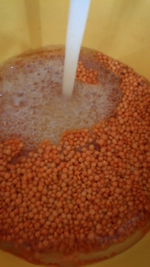 lenticchie in ammollo