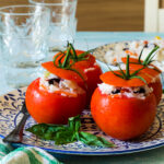 Pomodori ripieni di insalata di riso