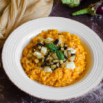 Risotto alla parmigiana di melanzane